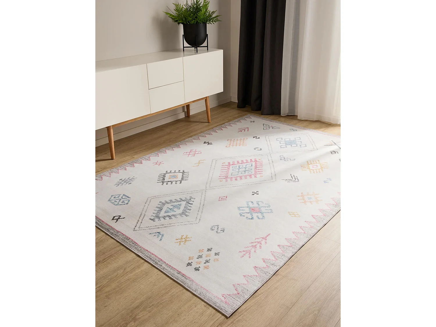 Tapis lavable George Multicouleur 120x170 cm