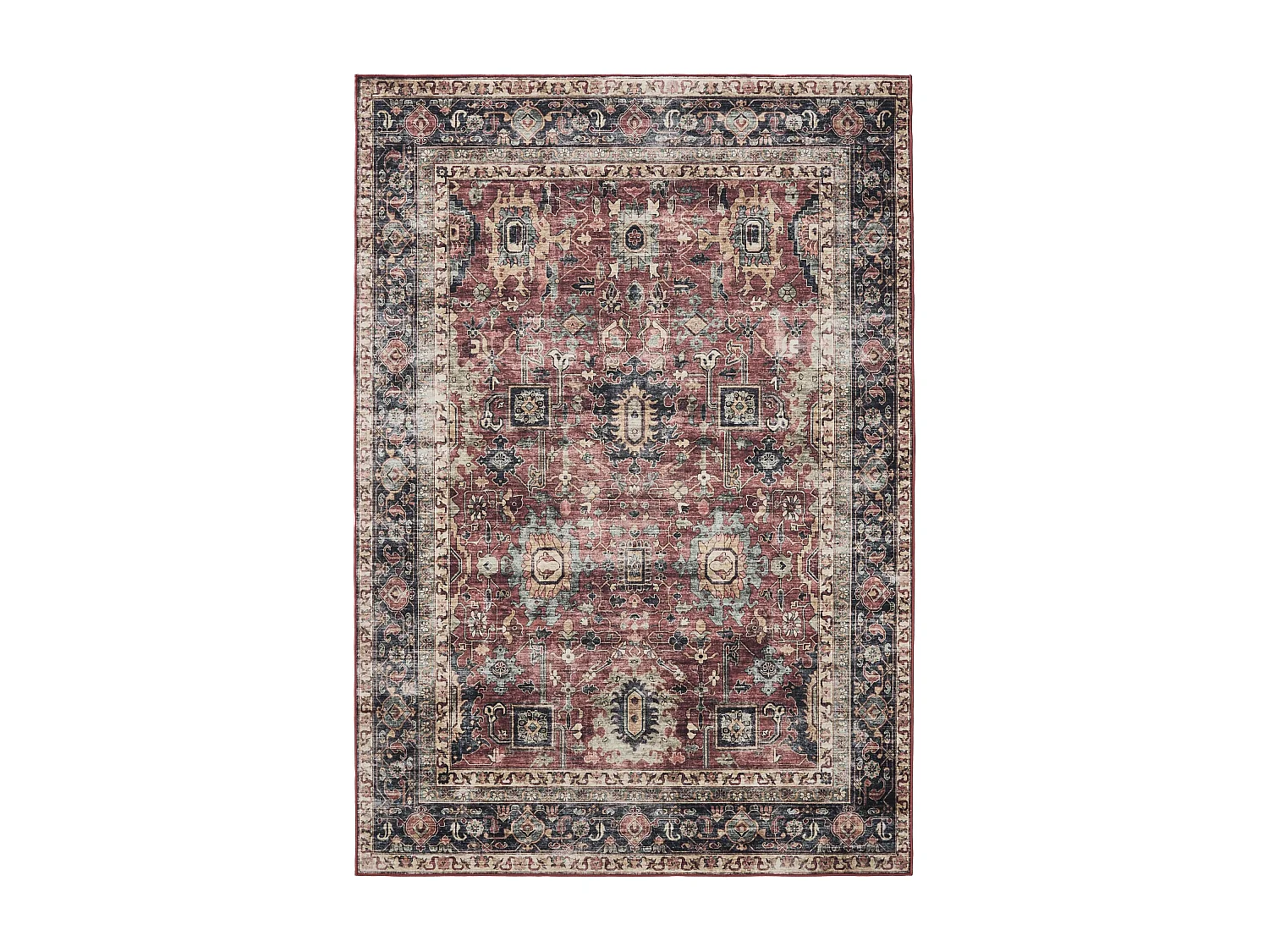 Tapis lavable George Multicouleur 140x200 cm