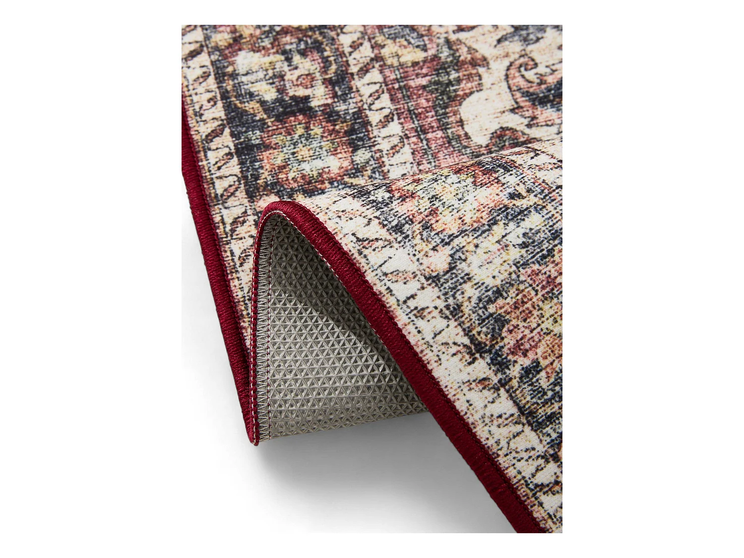 Tapis lavable George Multicouleur/Rouge 300x400 cm