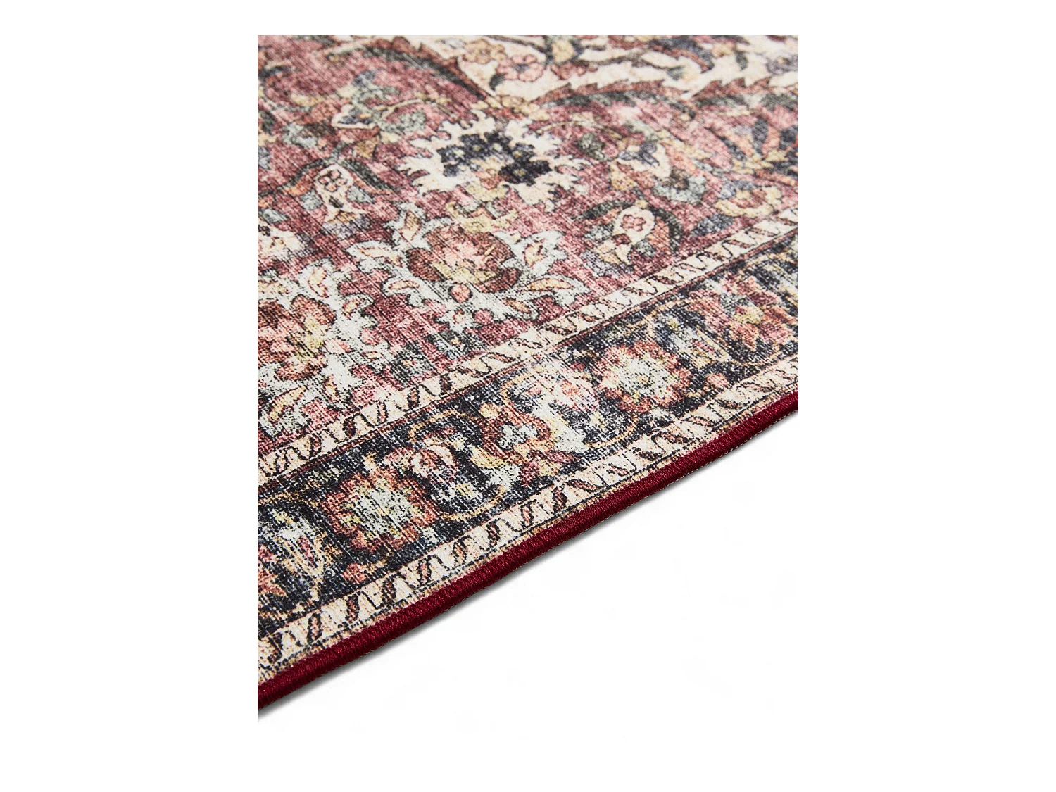 Tapis lavable George Multicouleur/Rouge 300x400 cm