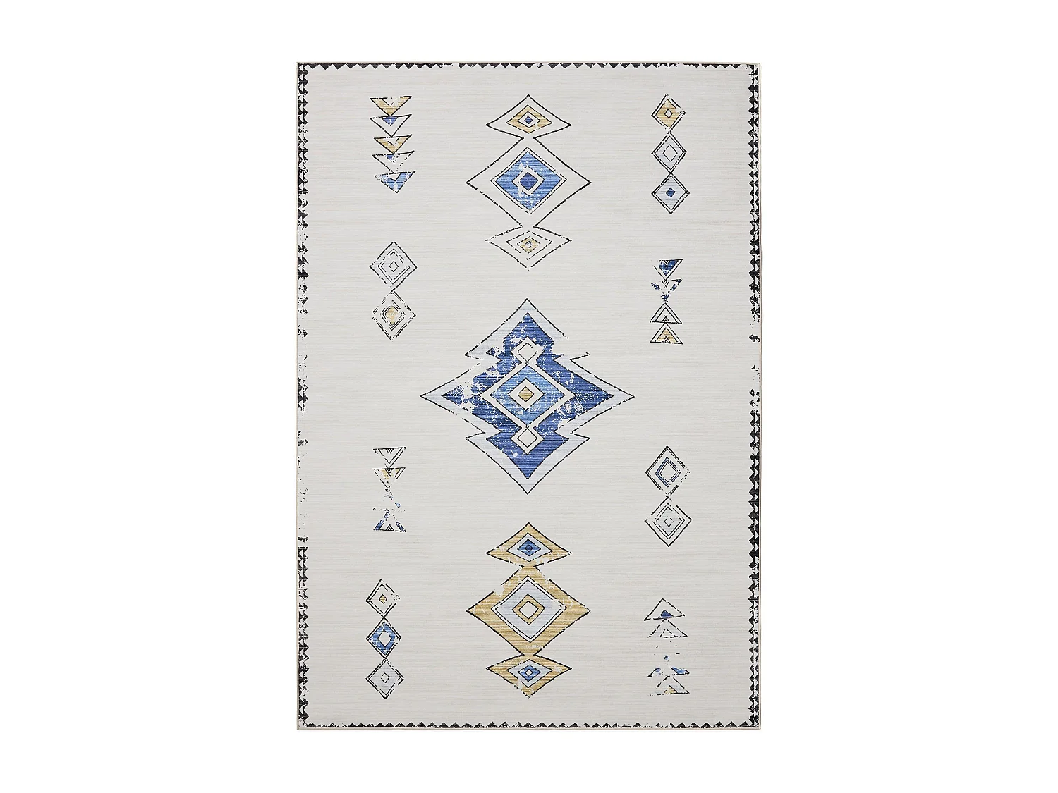 Tapis lavable George Beige/Multicouleur 240x340 cm