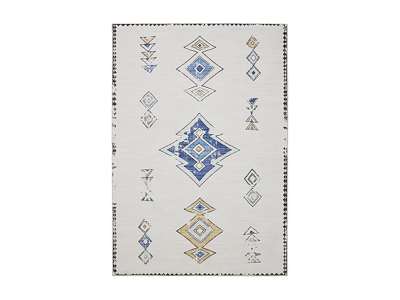 Tapis lavable George Beige/Multicouleur 240x340 cm