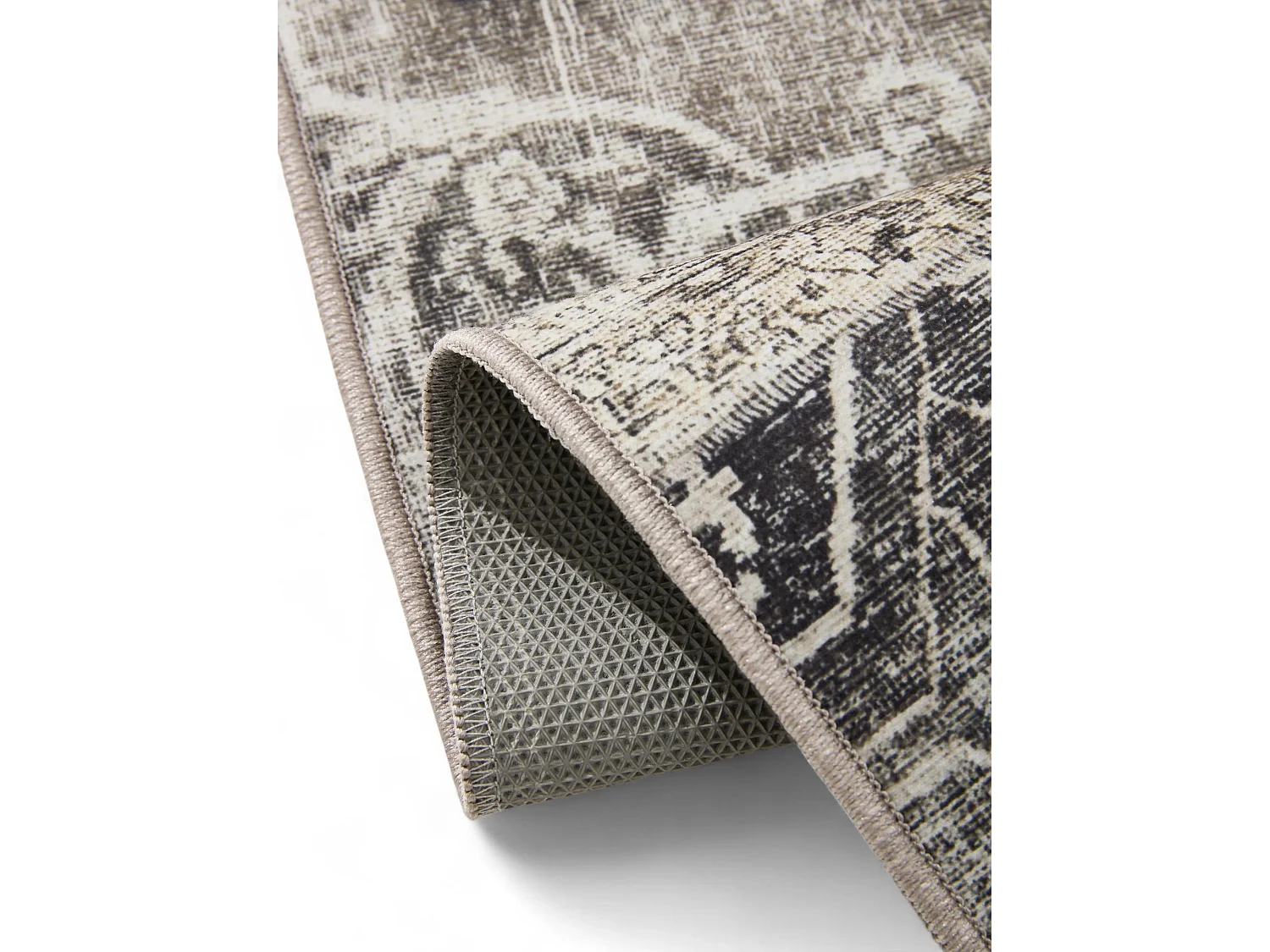 Tapis lavable George Gris 300x400 cm