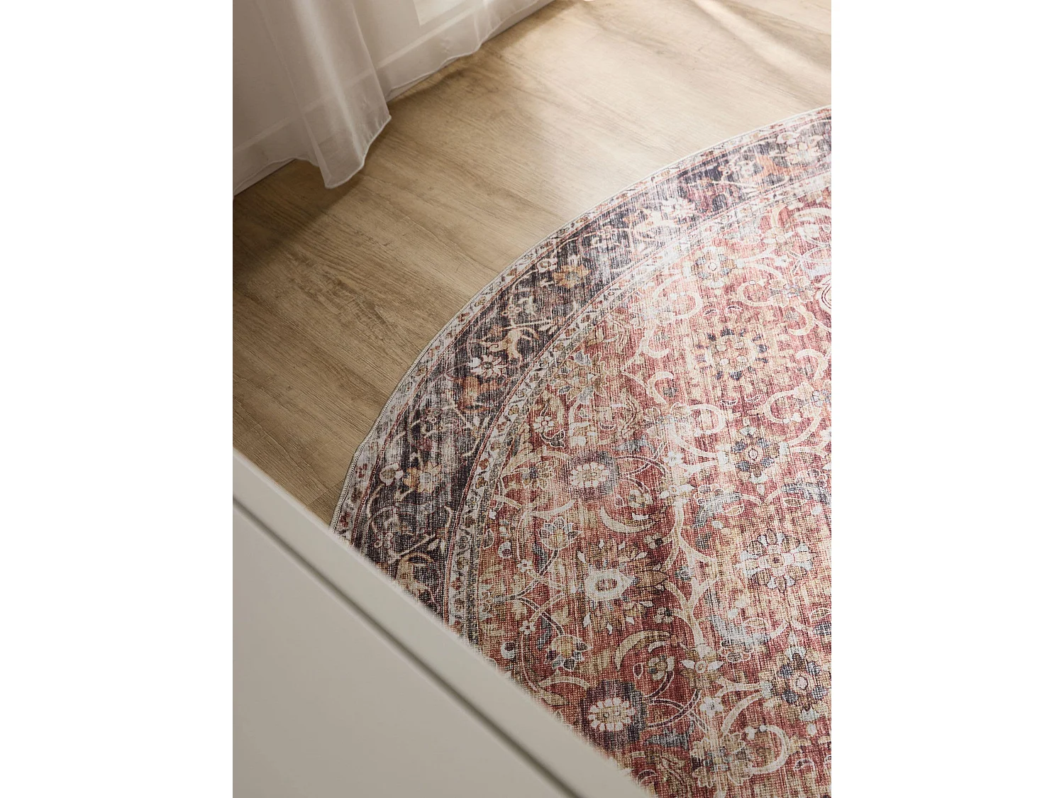 Tapis lavable George Multicouleur ø 120 cm rond