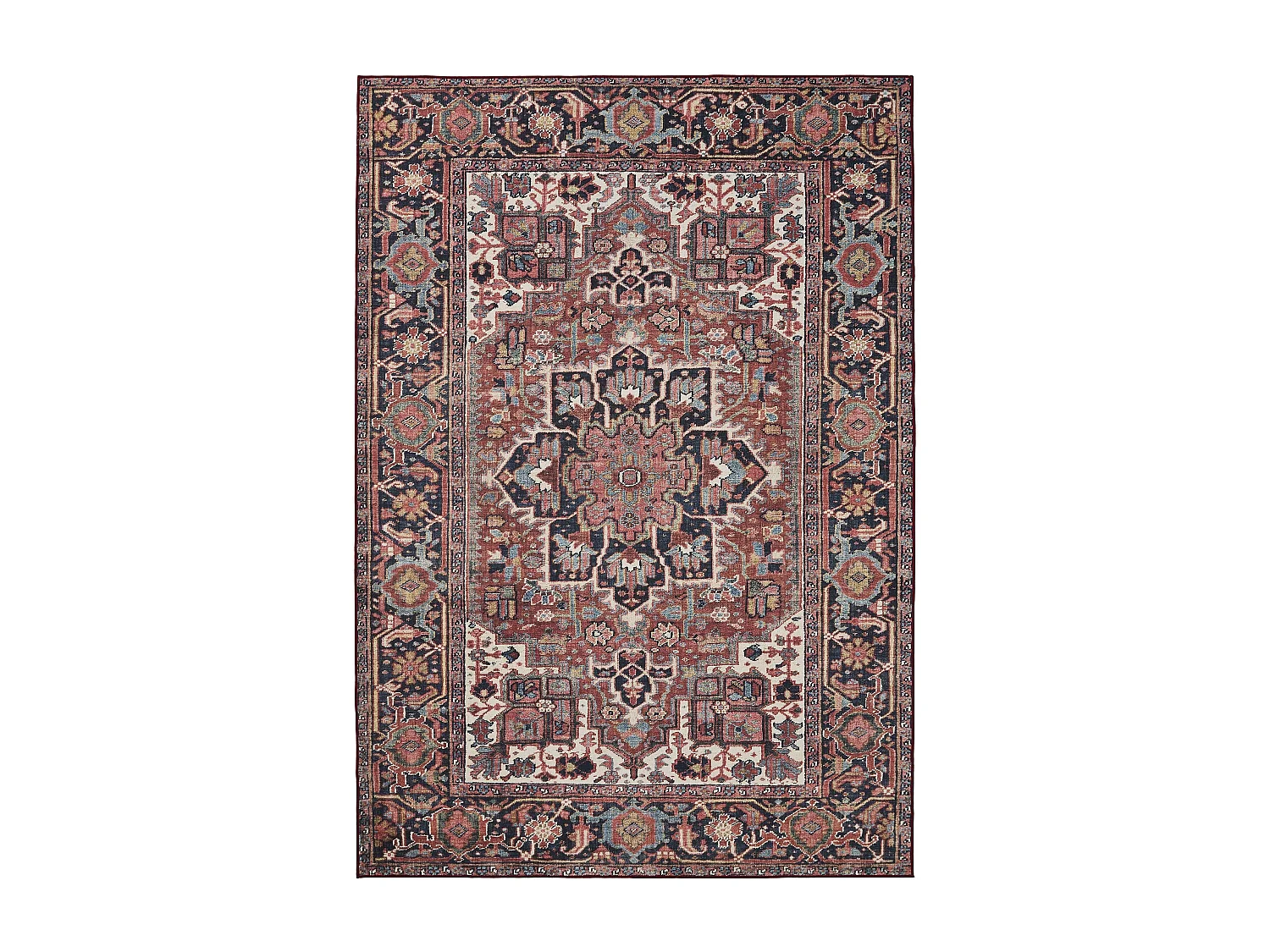 Tapis lavable George Multicouleur 80x150 cm