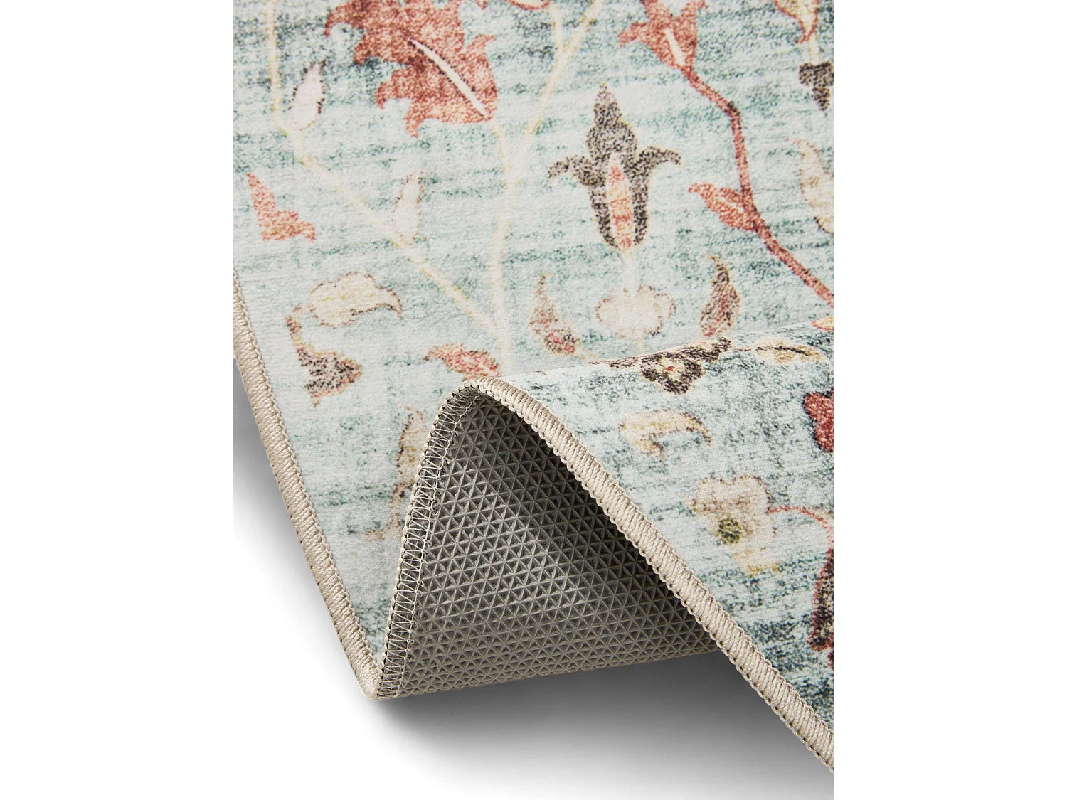 Tapis lavable George Turquoise ø 120 cm rond