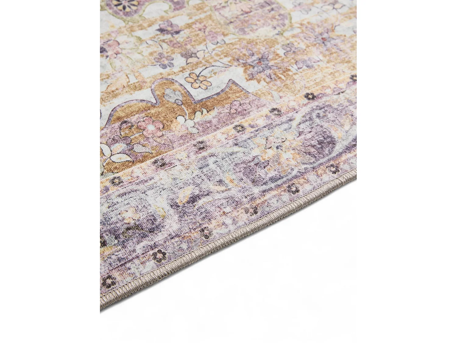 Tapis lavable George Multicouleur/Mauve 140x200 cm