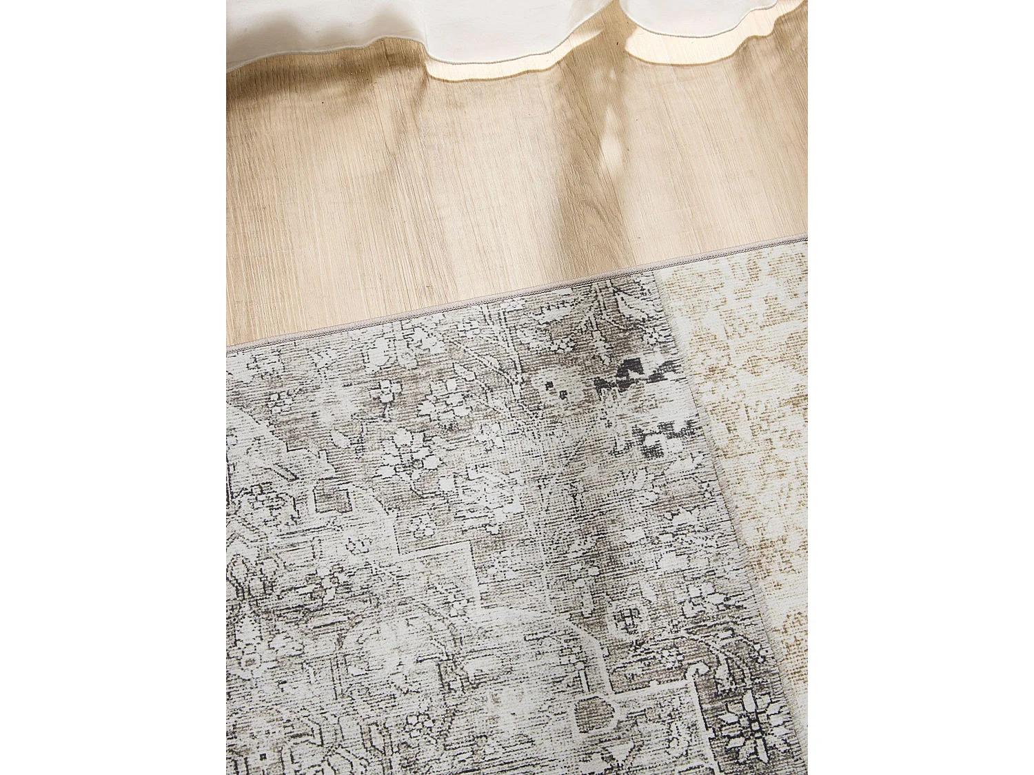 Tapis lavable George Gris 60x120 cm