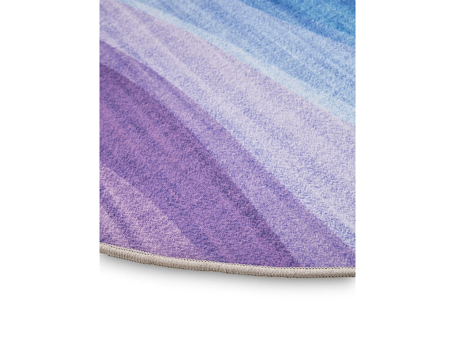 Tapis lavable George Multicouleur/Mauve ø 120 cm rond