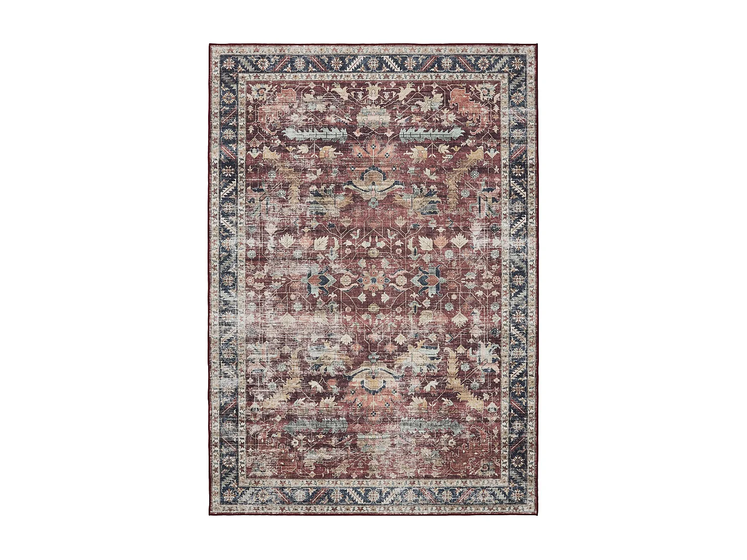 Tapis lavable George Multicouleur 80x150 cm