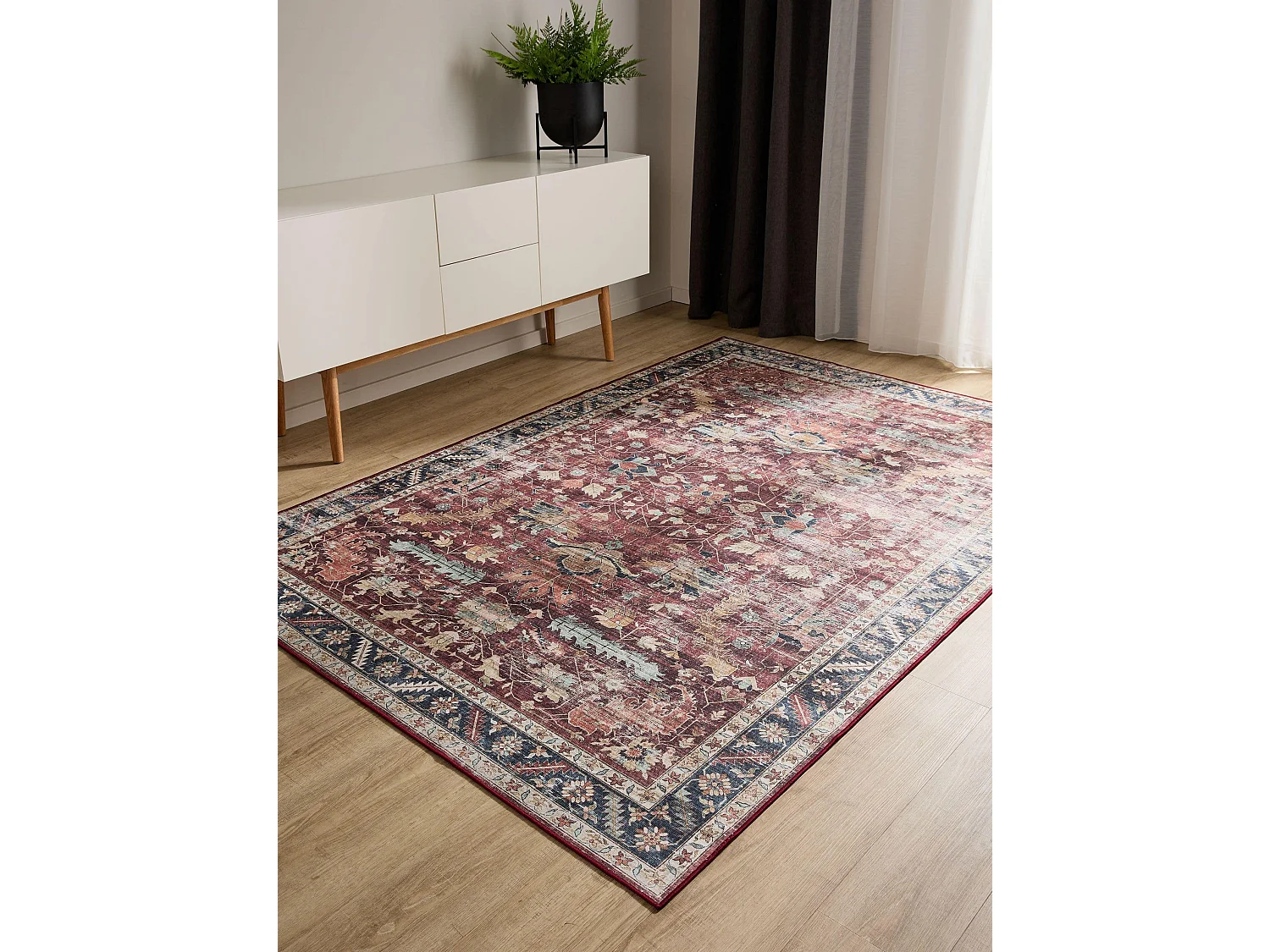 Tapis lavable George Multicouleur 140x200 cm
