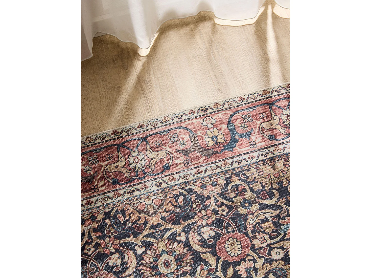 Tapis lavable George Multicouleur/Rouge 80x150 cm