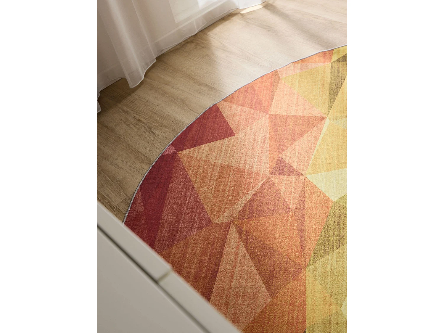 Tapis lavable George Multicouleur ø 160 cm rond