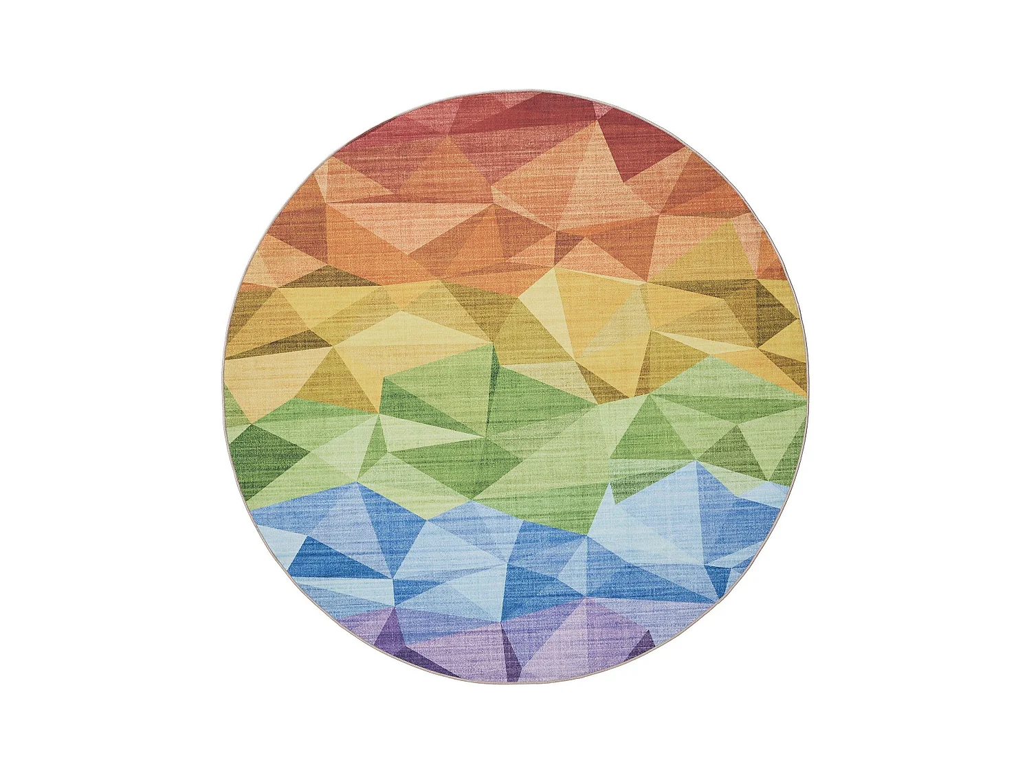 Tapis lavable George Multicouleur ø 160 cm rond