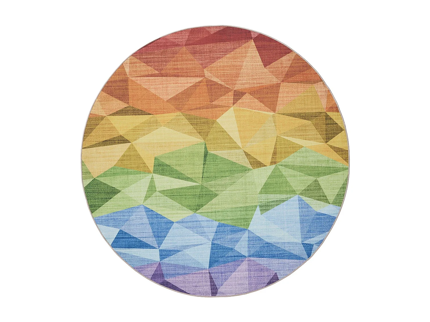 Tapis lavable George Multicouleur ø 160 cm rond