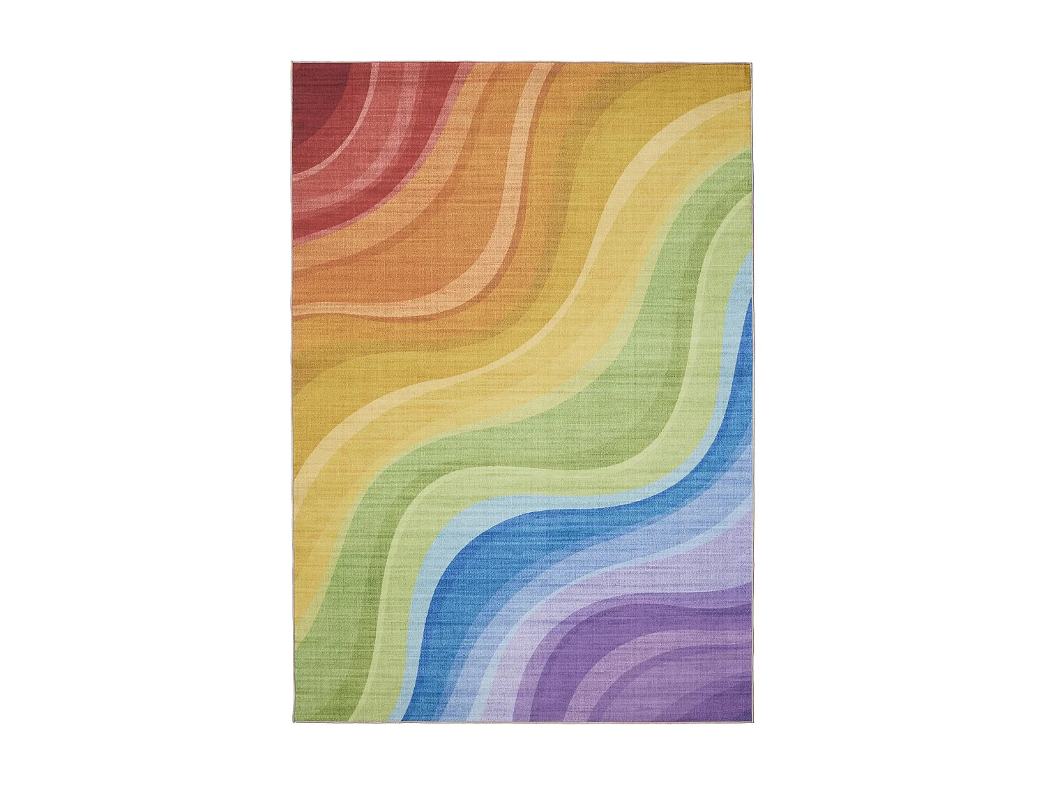 Tapis lavable George Multicouleur/Mauve 200x300 cm