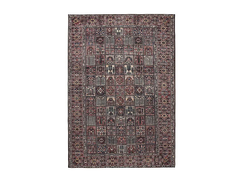 Tapis lavable George Multicouleur/Rouge 140x200 cm