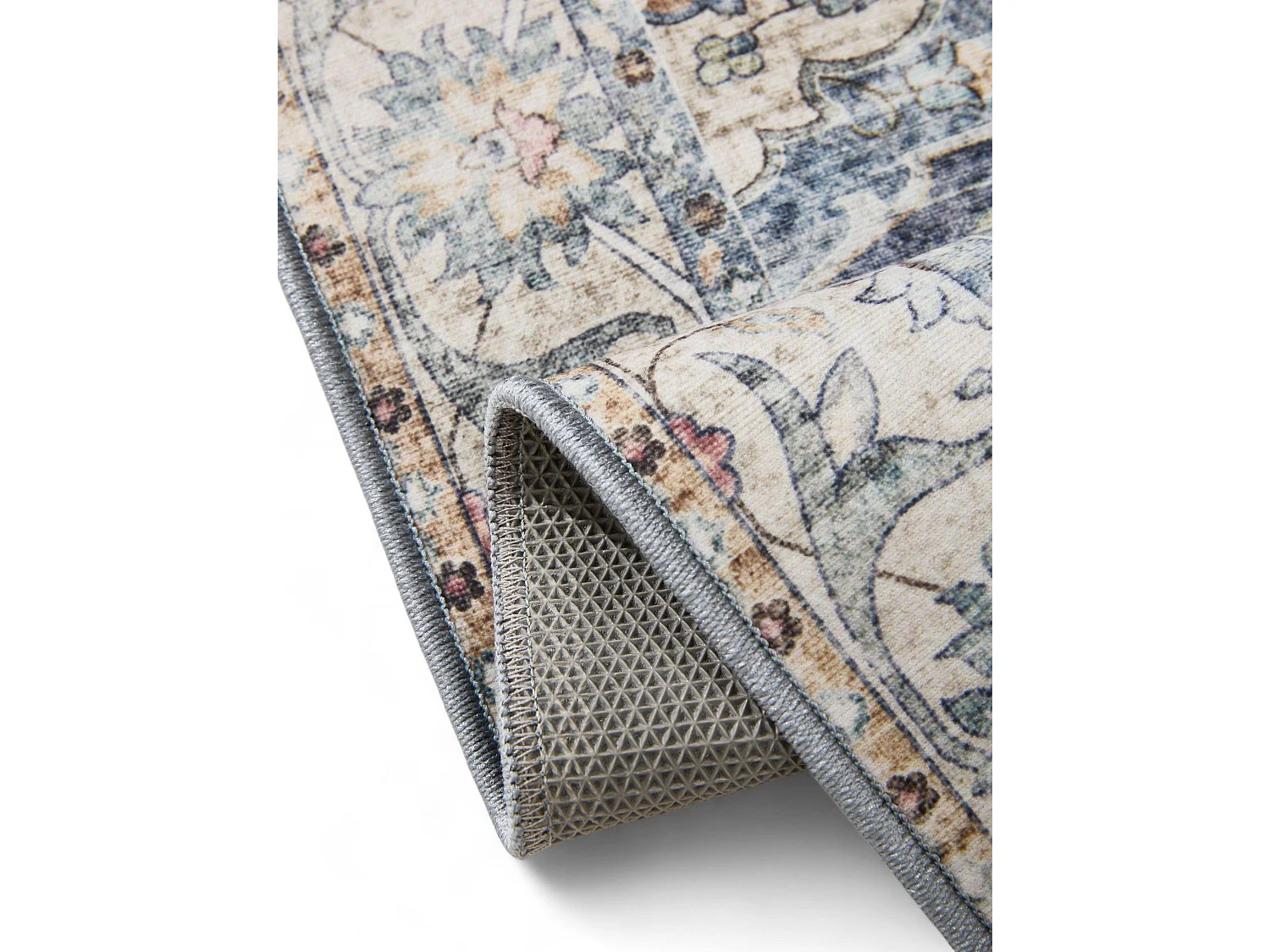 Tapis lavable George Bleu 140x200 cm