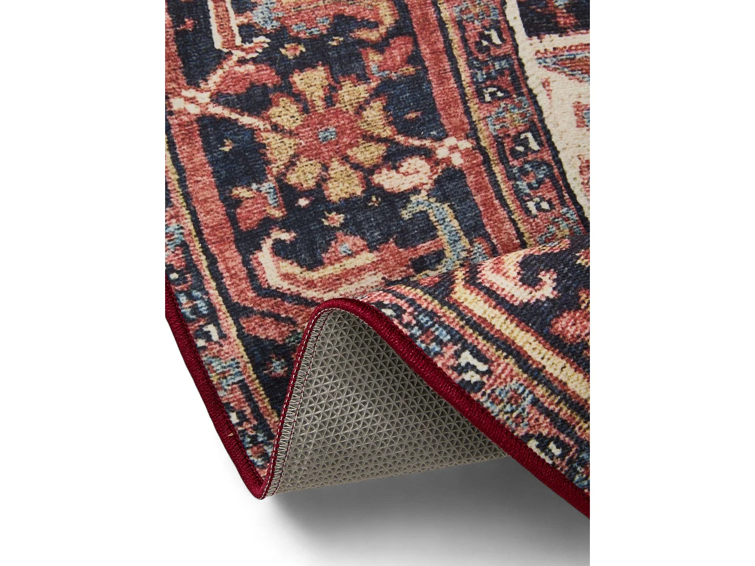 Tapis lavable George Multicouleur ø 120 cm rond