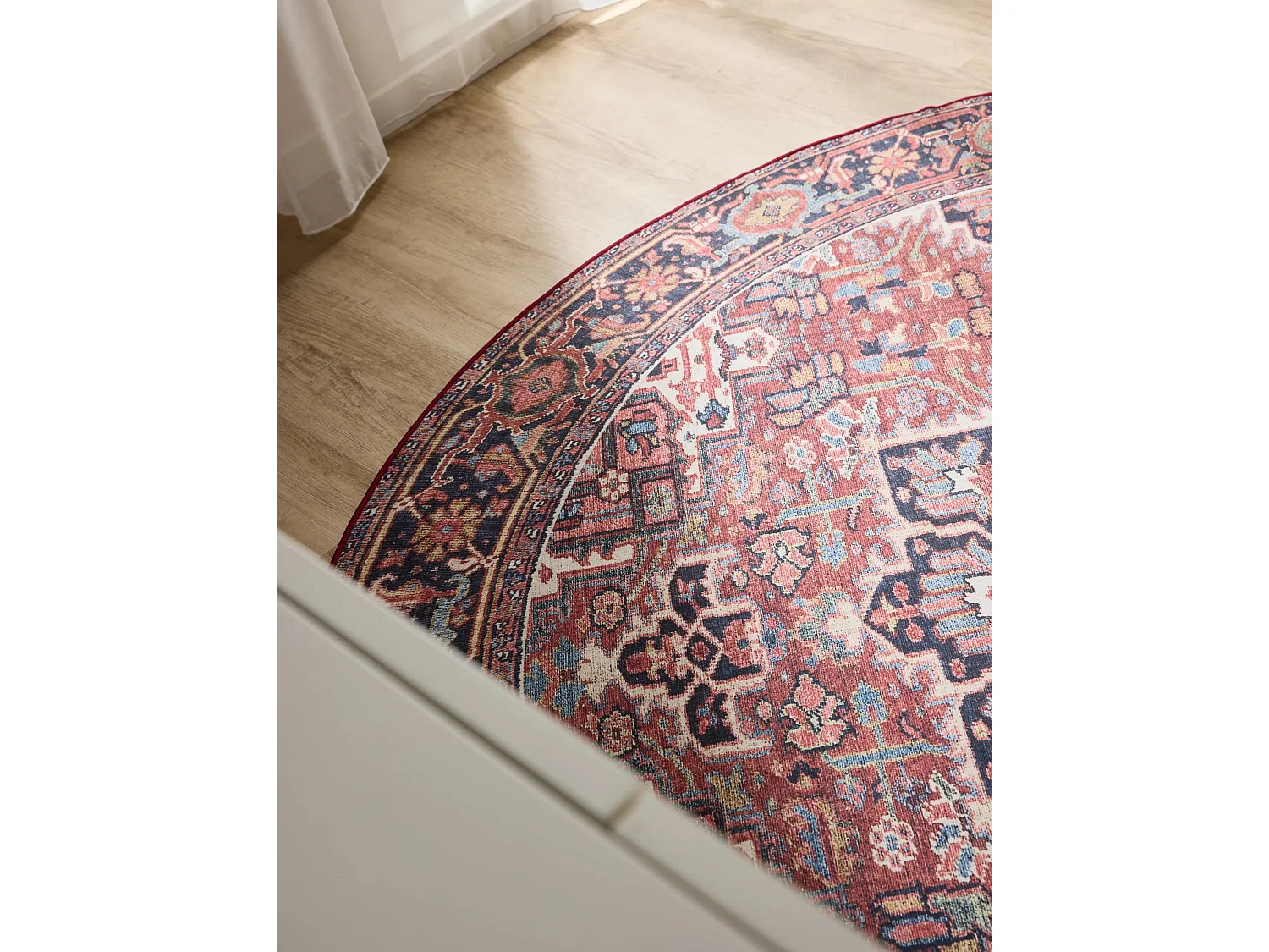 Tapis lavable George Multicouleur ø 120 cm rond