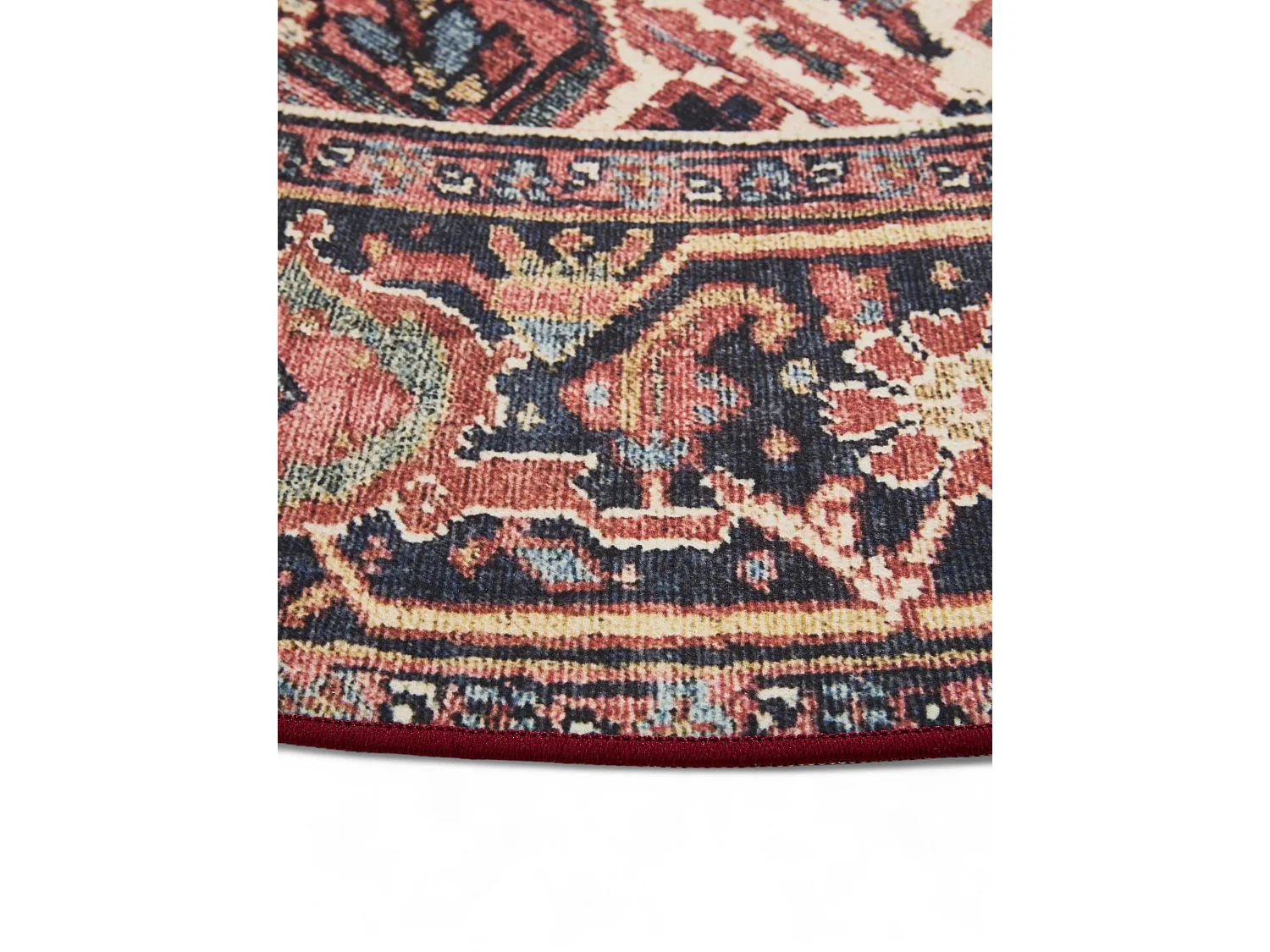 Tapis lavable George Multicouleur ø 120 cm rond