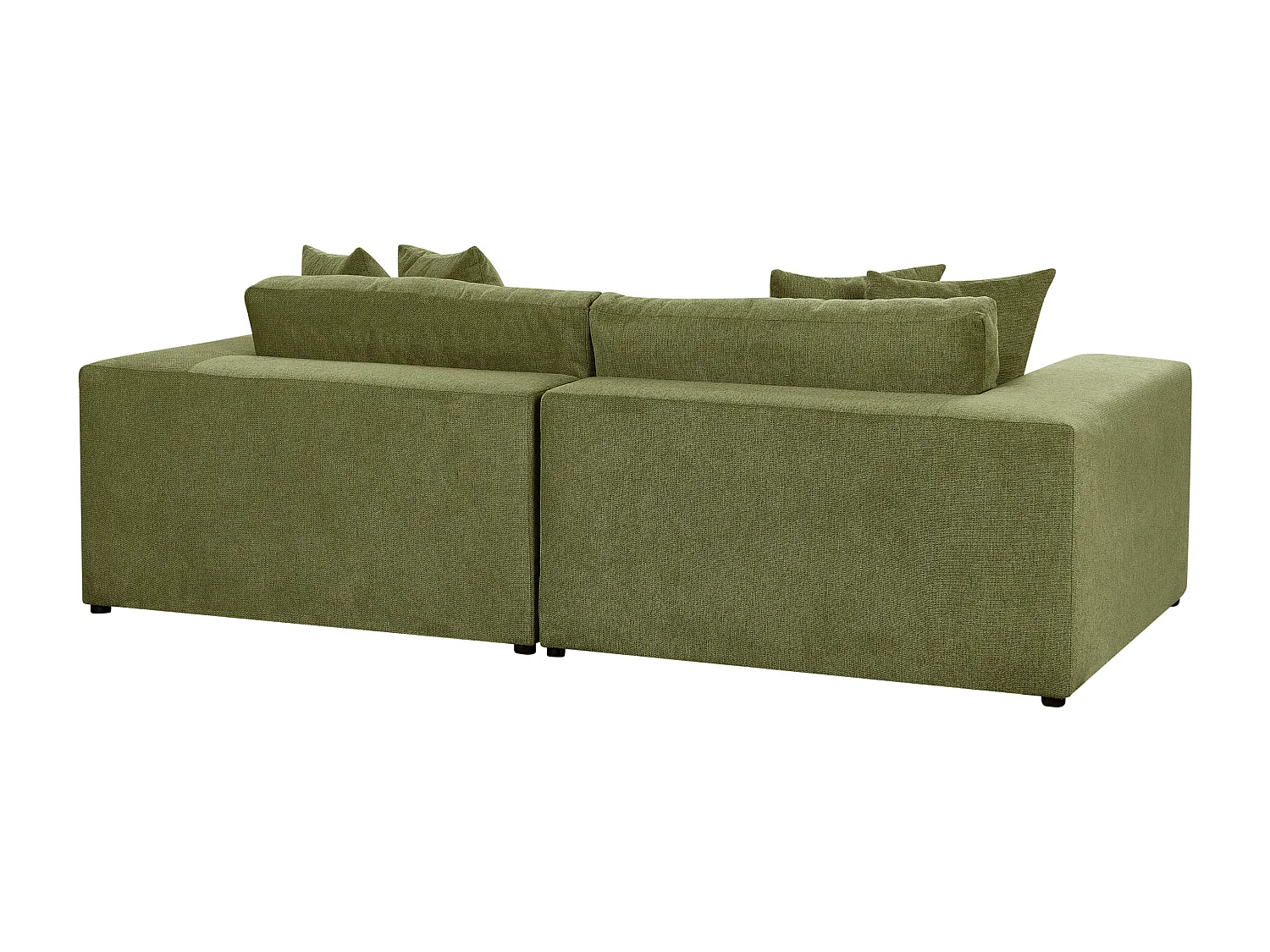 Bank GLORVIKA II Stof Donkergroen 3-zitter