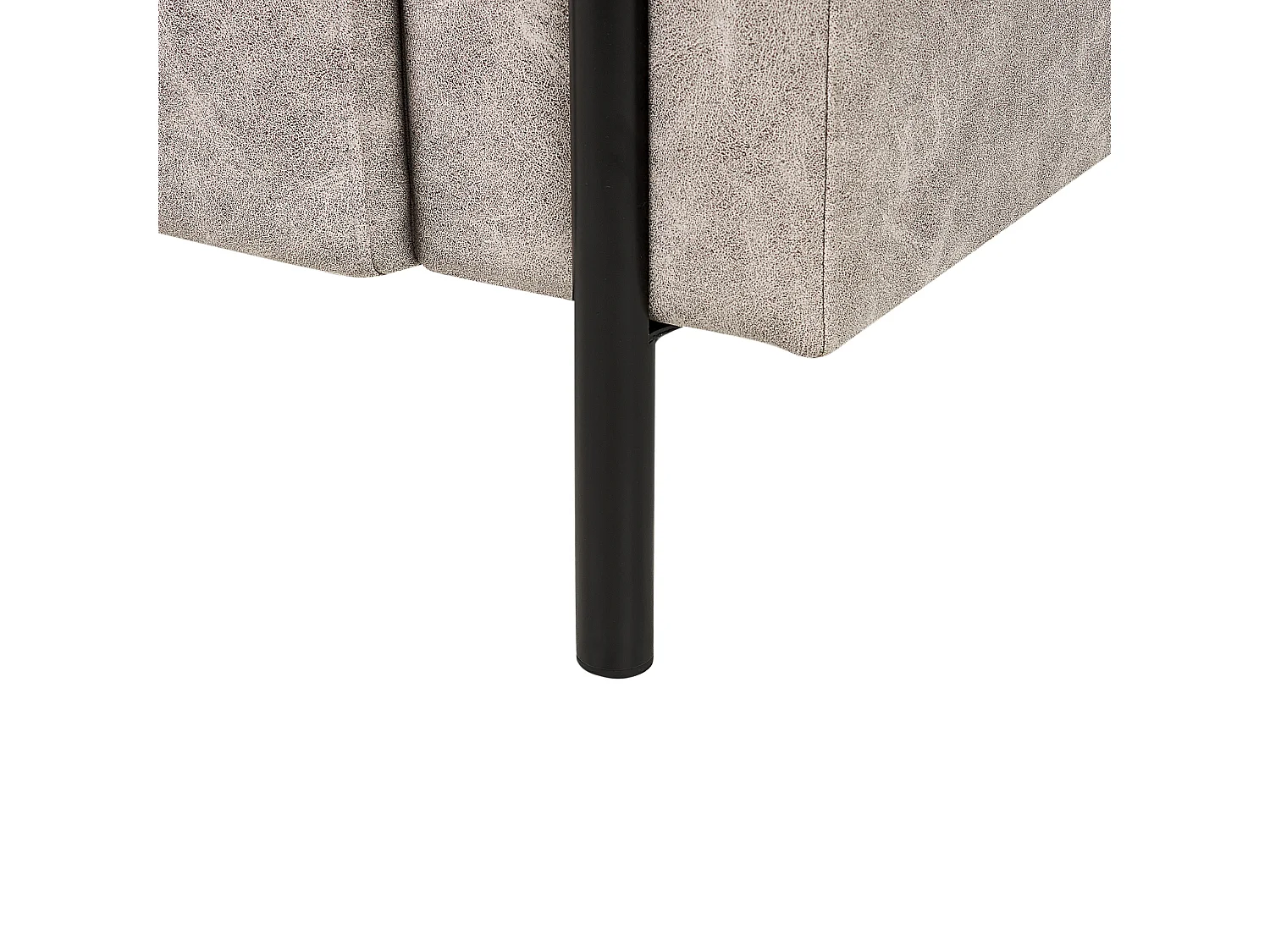 Canapé 3 places ASKIM Tissu Gris clair