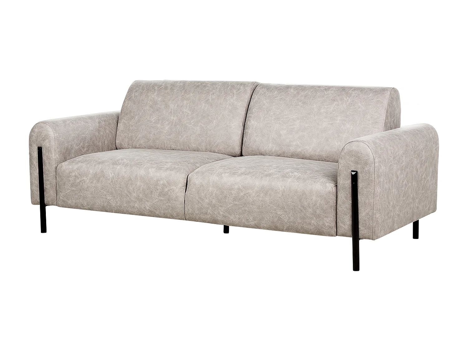 Sofa ASKIM Jasnoszary dla 3 osób