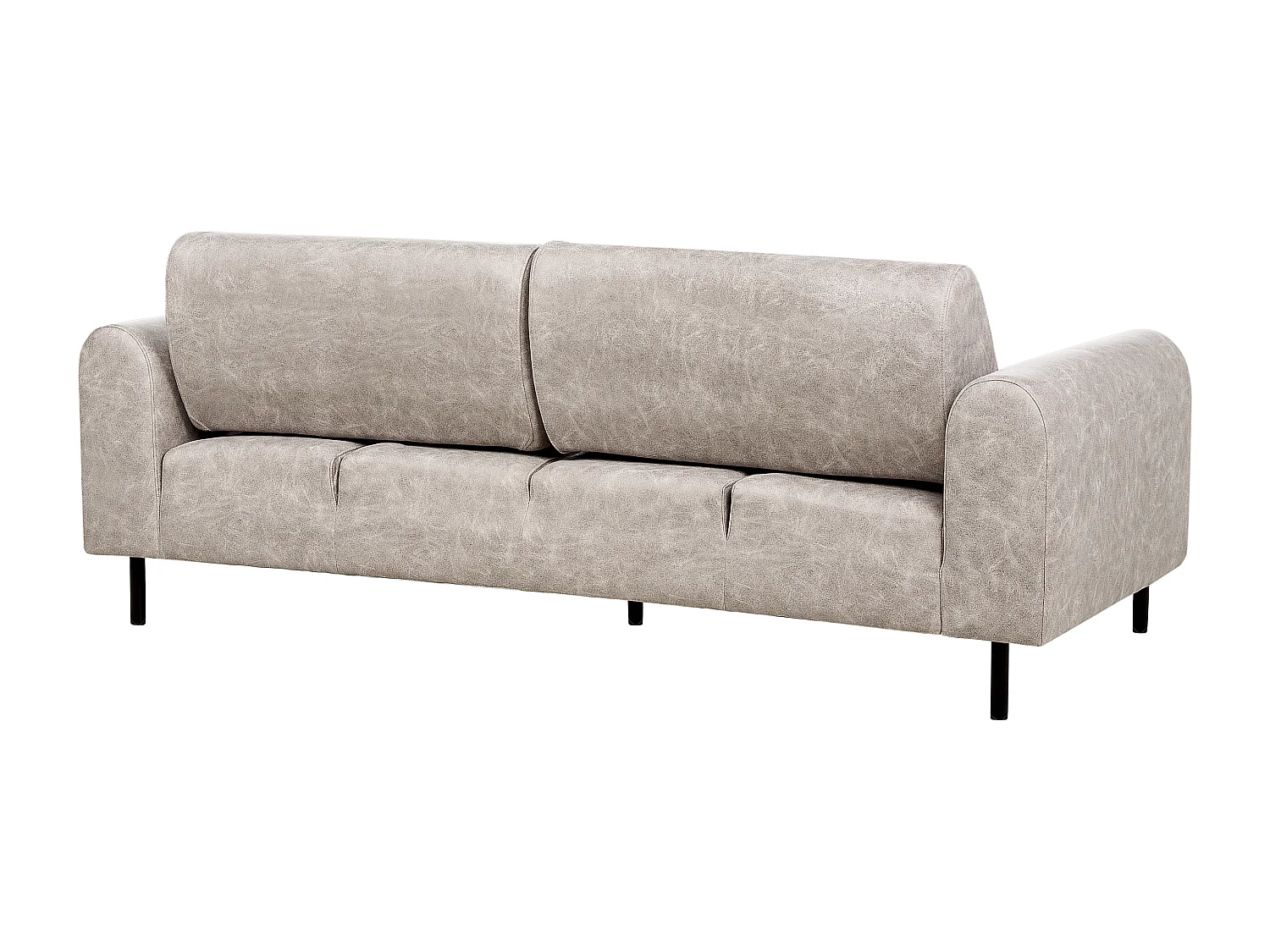 Sofa ASKIM Jasnoszary dla 3 osób