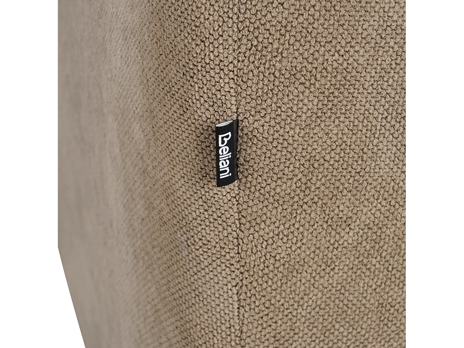 Canapé 2 places HOBRO Tissu Marron clair