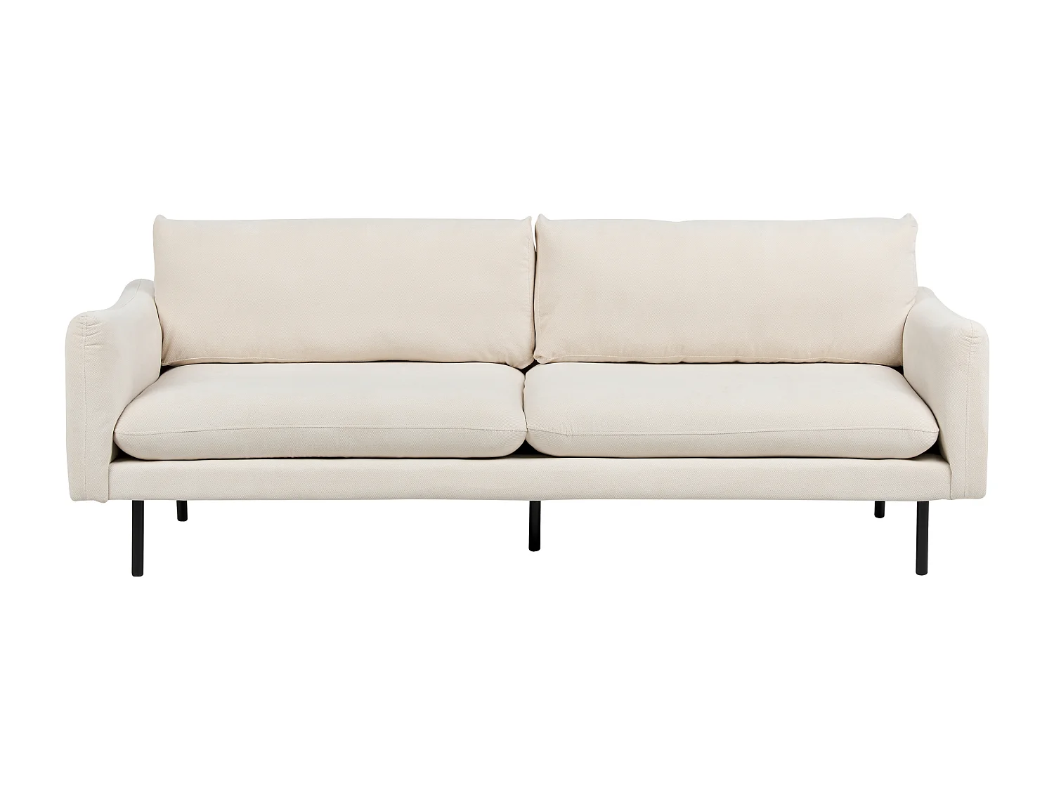 Sofa VINTERBRO Stoff Hellbeige 3-Sitzer