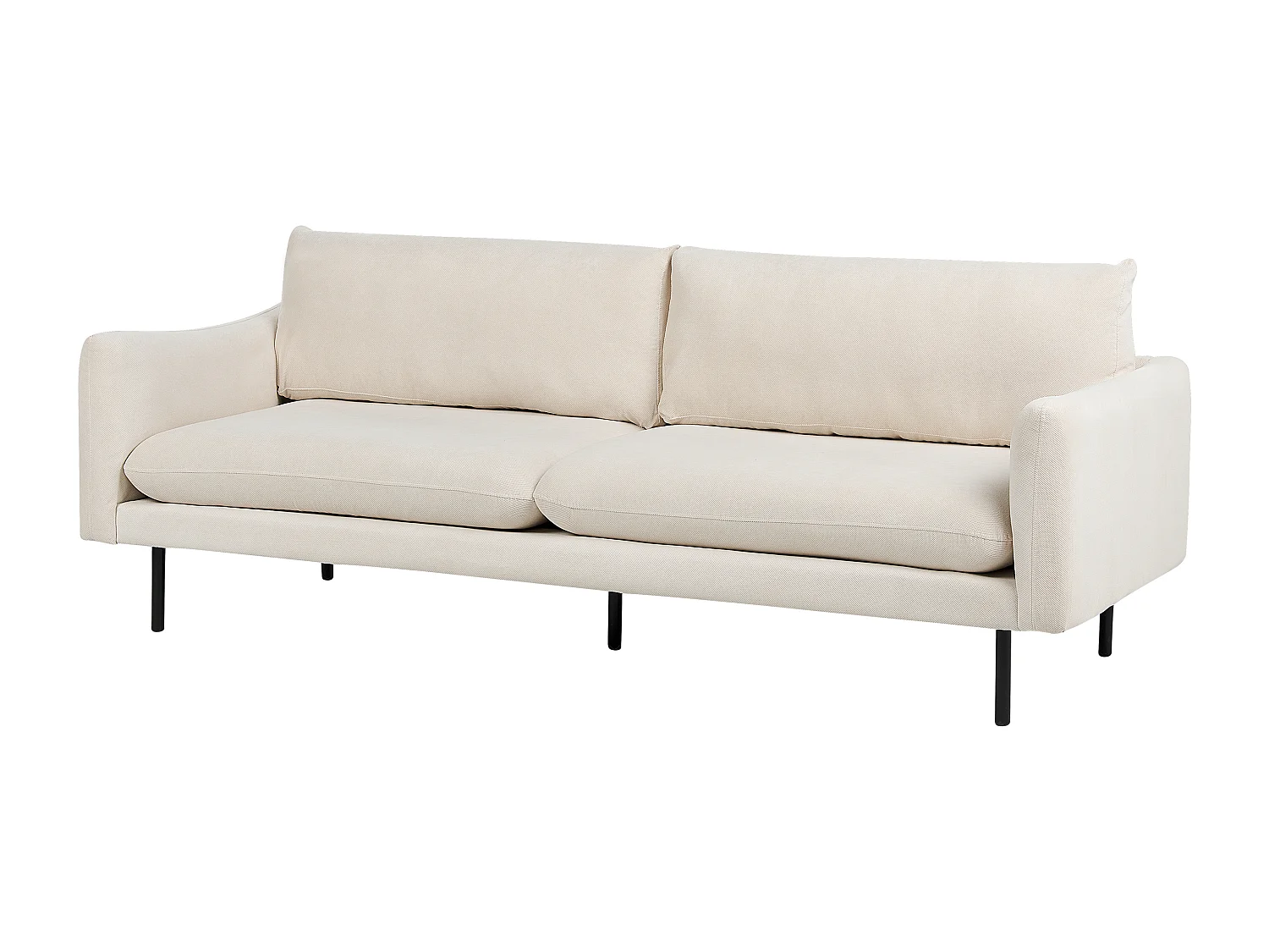 Sofa VINTERBRO Stoff Hellbeige 3-Sitzer
