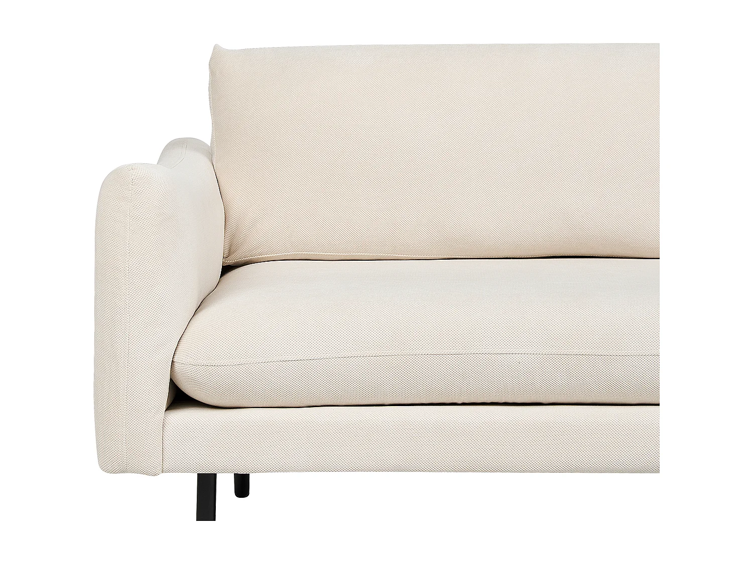 Sofa VINTERBRO Stoff Hellbeige 3-Sitzer