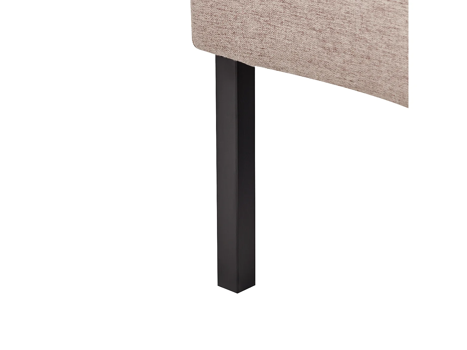 Polsterbank LAHTI Stoff Hellbraun 2-Sitzer