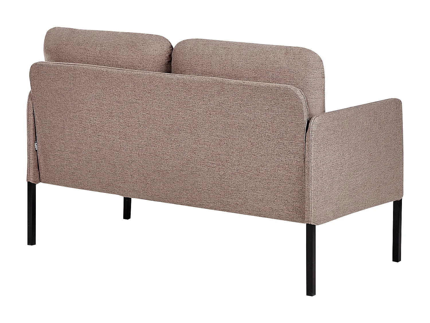 Polsterbank LAHTI Stoff Hellbraun 2-Sitzer