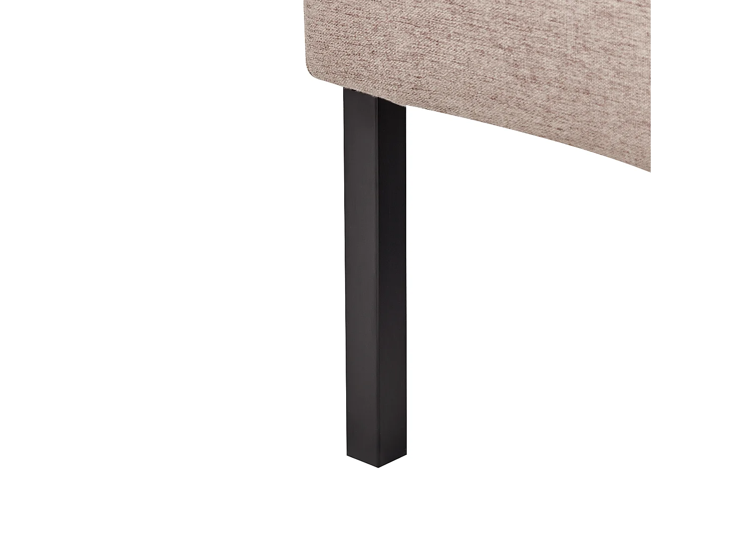 Polsterbank LAHTI Stoff Hellbraun 2-Sitzer