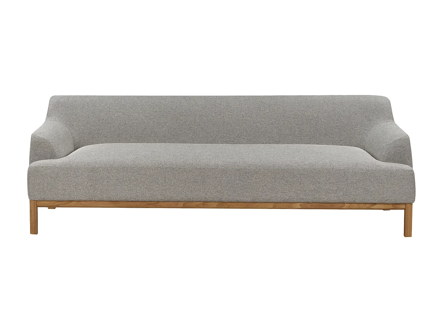 Canapé 3 places SOSJO Tissu Gris clair