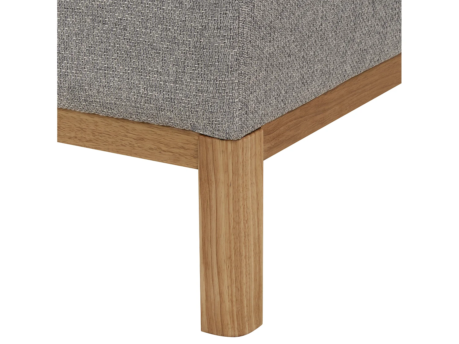 Canapé 3 places SOSJO Tissu Gris clair