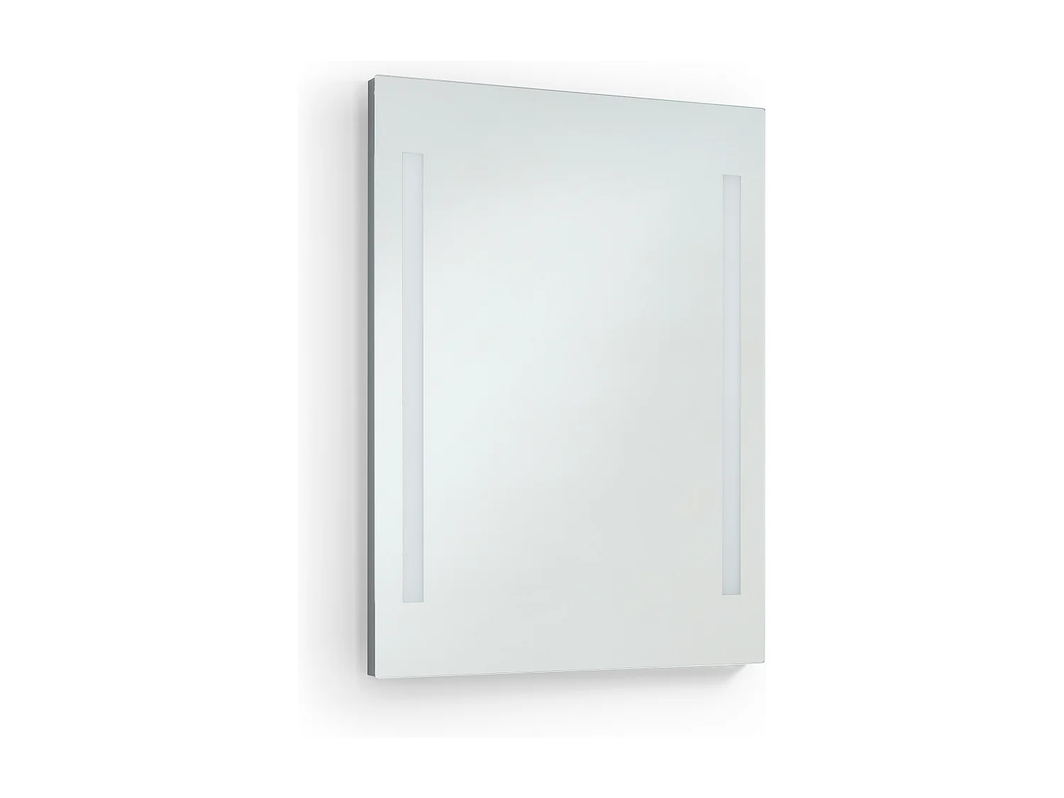 Applique salle de bain Afrodita-L.60cm-led 2x 10w-600lm,4k-180º-ip44-alum.,cristal-chrome