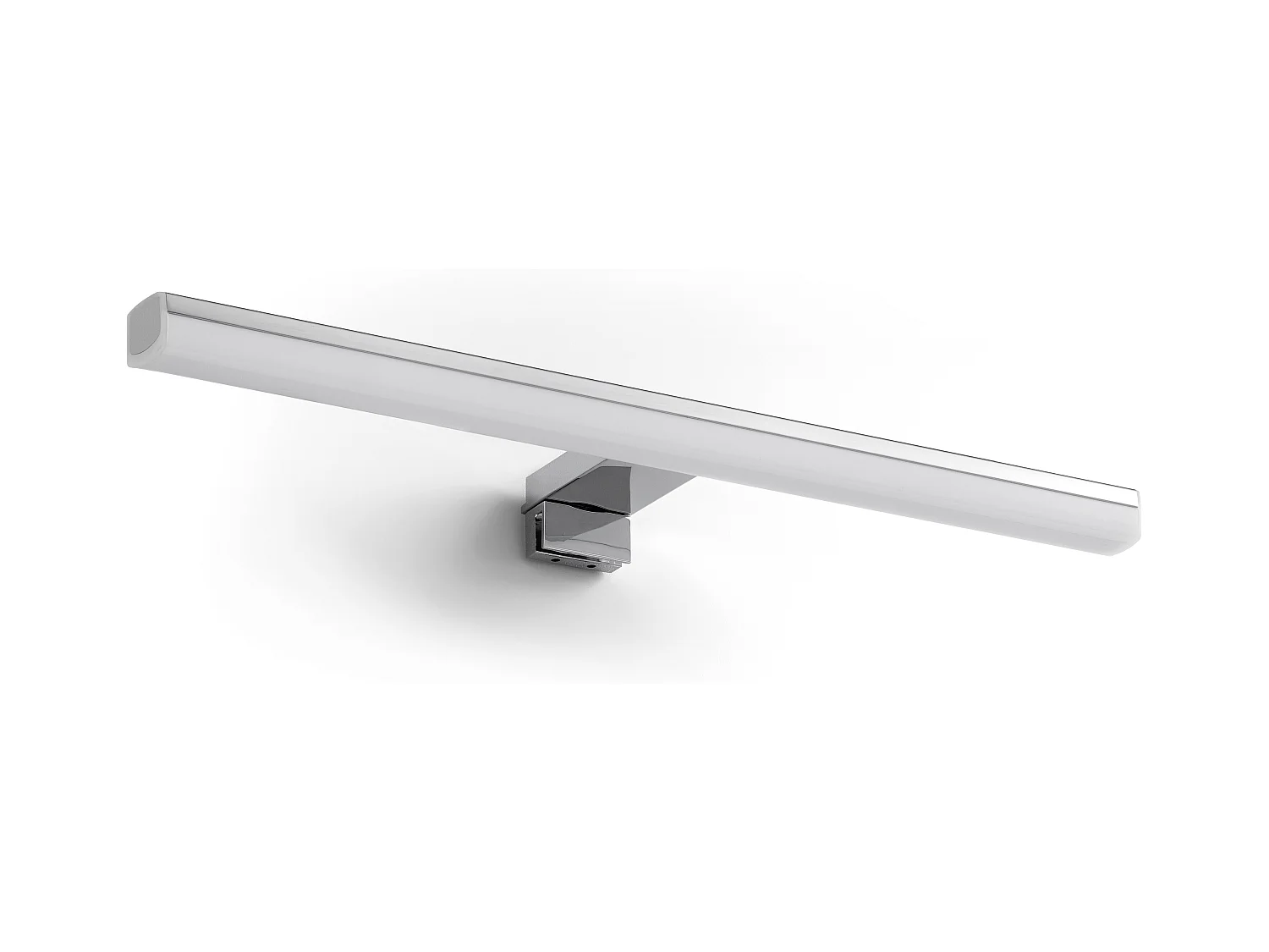 LED-Badezimmer-Wandleuchte – SLEET – L50 cm – Innenbereich – Chromfarbe – Polycarbonat – 8 W – 4000 K – IP44