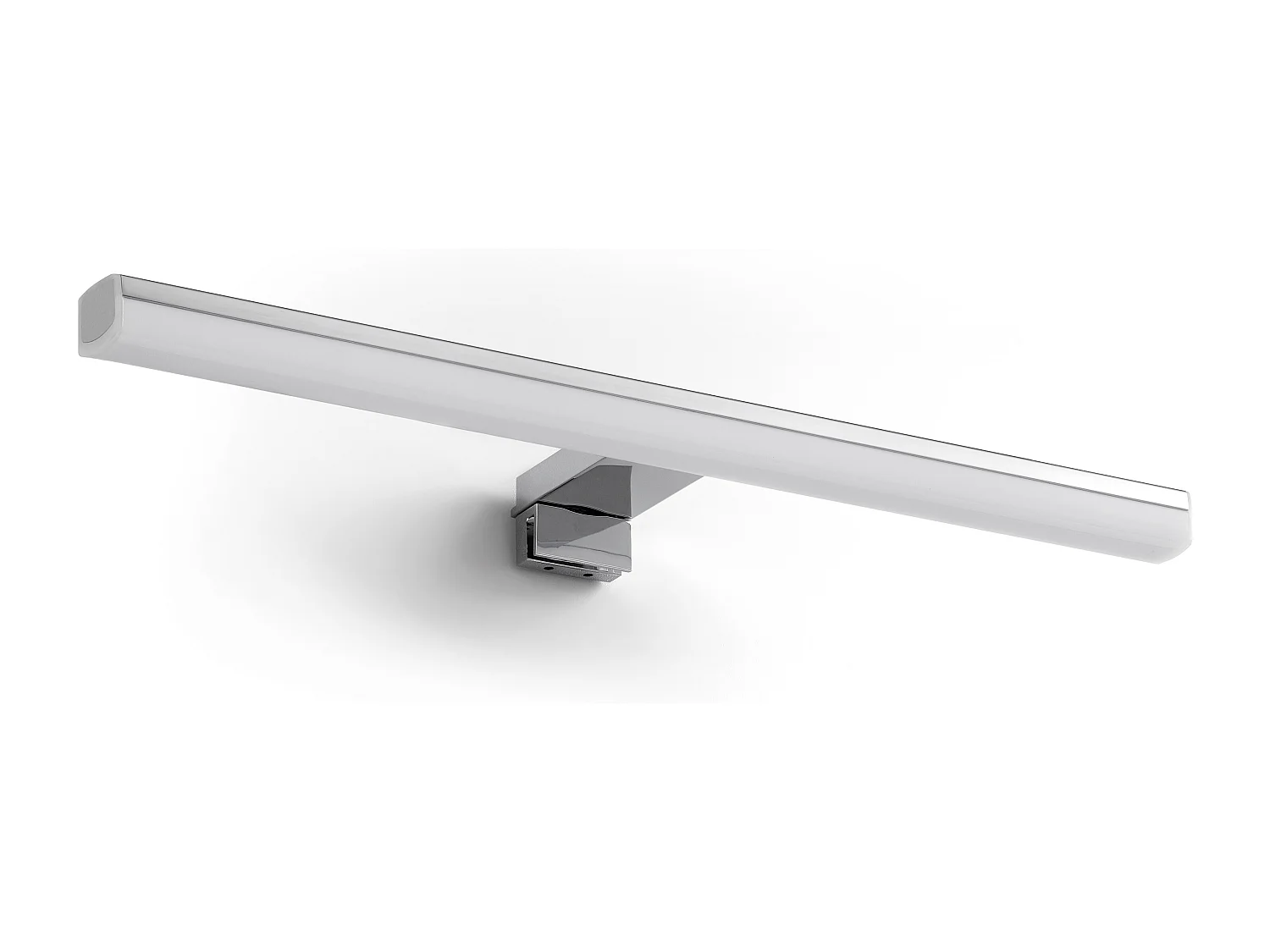 Kinkiet ?azienkowy LED - SLEET - d?. 50 cm - do u?ytku wewn?trznego - kolor chrom - poliw?glan - 8W - 4000K - IP44