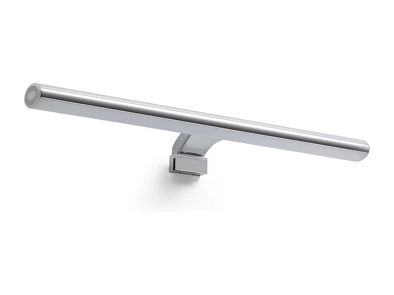 Aplique de casa de banho DEW - L.50 cm - LED SMD 10W-1052 LM E 4K - 210º graus - IP44 - policarbonato - cromado