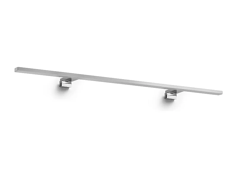 BLIZZARD Badezimmer-Wandleuchte im modernen und vielseitigen Stil – L. 100 cm – LED SMD AC 15 W – 1265 lm und 4000 K – Polycarbonat – 110 ° Grad – IP44 – Chrom