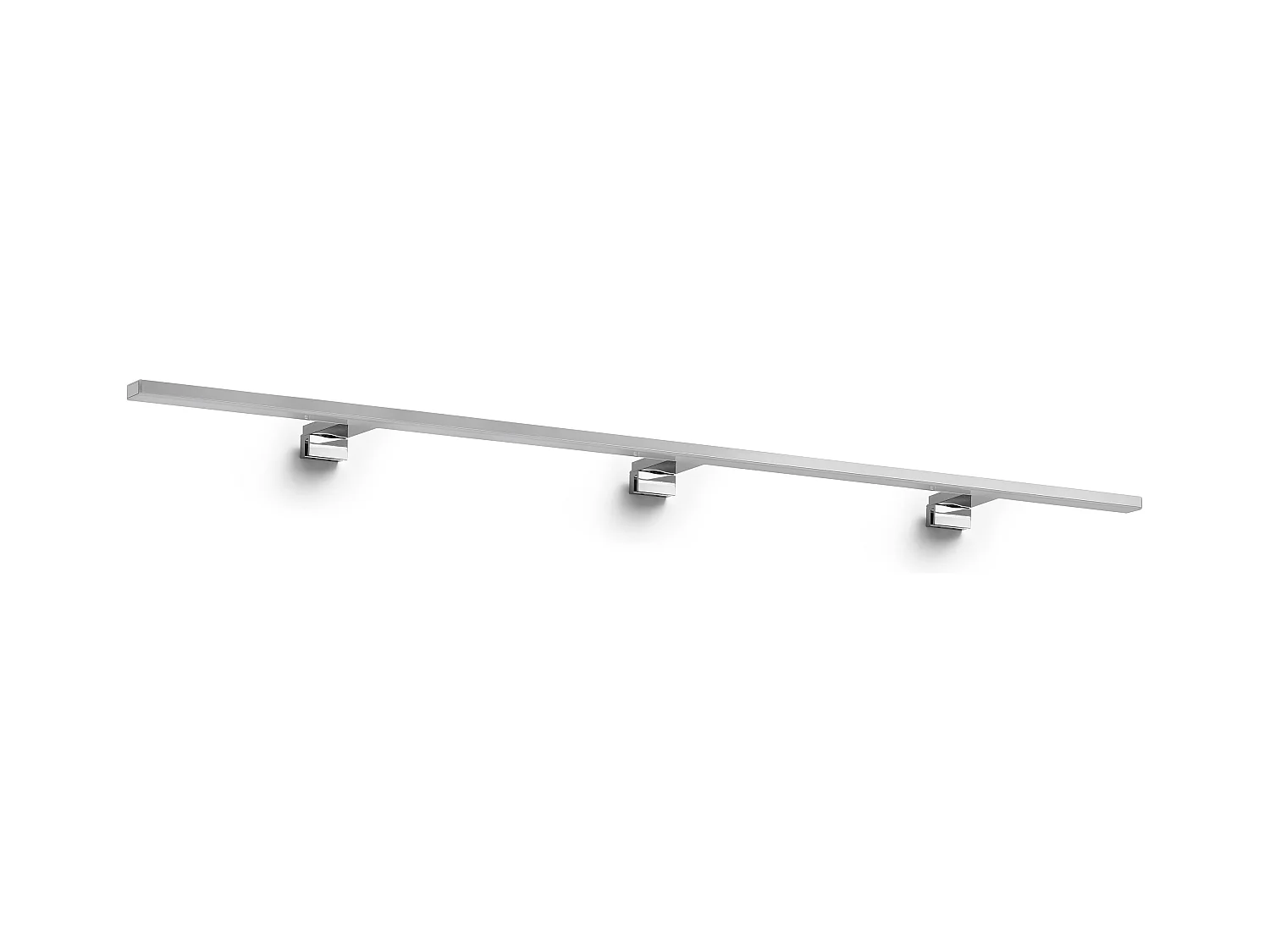 BLIZZARD moderne en veelzijdige badkamerwandlamp - L. 120 cm - LED SMD AC 10W - 1532 lm en 4000K - polycarbonaat - 110º graden - IP44 - chroom