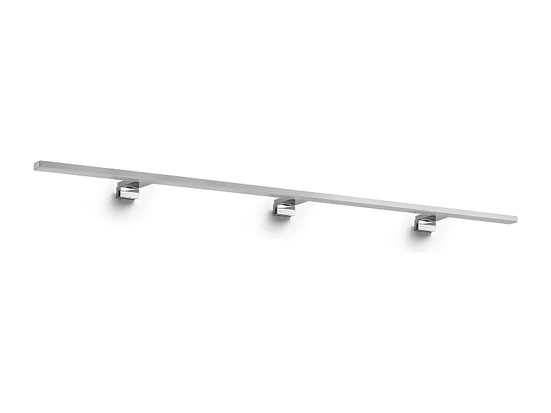 BLIZZARD moderne en veelzijdige badkamerwandlamp - L. 120 cm - LED SMD AC 10W - 1532 lm en 4000K - polycarbonaat - 110º graden - IP44 - chroom