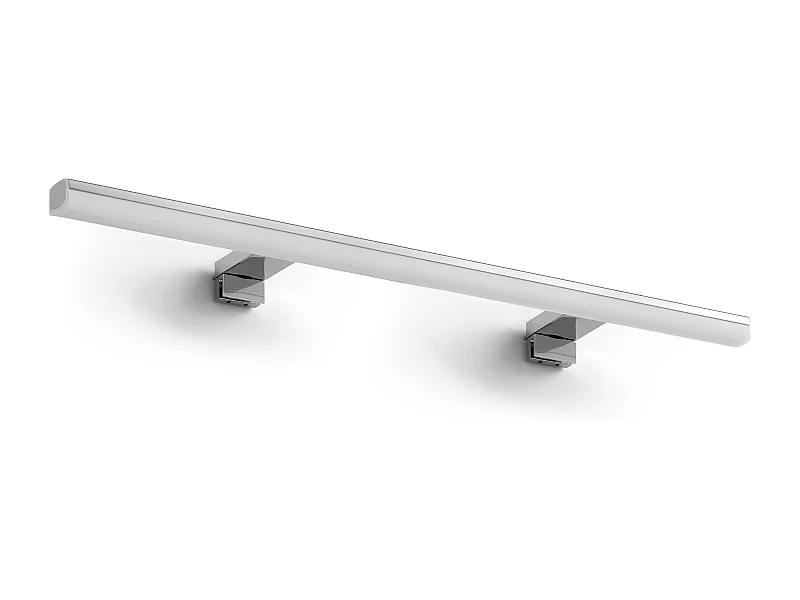 Aplique para casa de banho SLEET estilo moderno - L80 cm - uso interior - cor cromado - policarbonato - 12W - 4000K - IP44