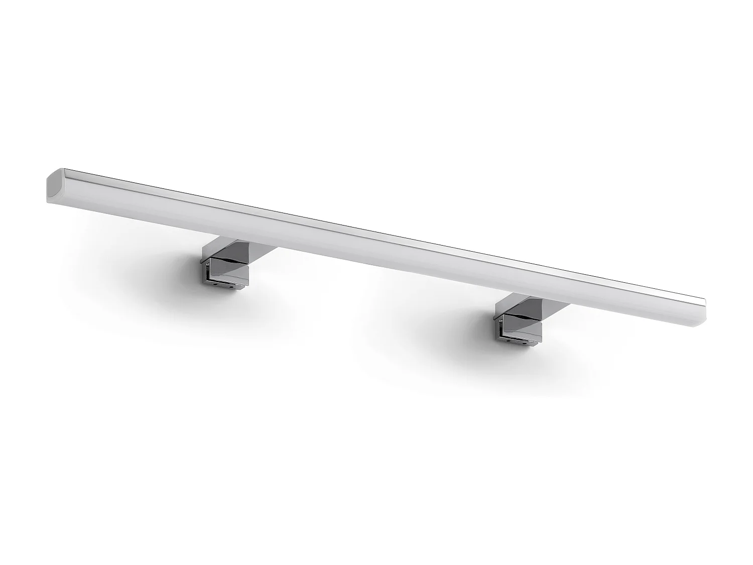 Aplique para casa de banho SLEET estilo moderno - L80 cm - uso interior - cor cromado - policarbonato - 12W - 4000K - IP44