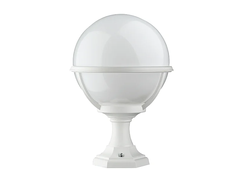 Lampeggiante da esterno Clic Clac Classic globo-h.42cmxDd.ø27cm-e27 42w-poliammide-ip44anco