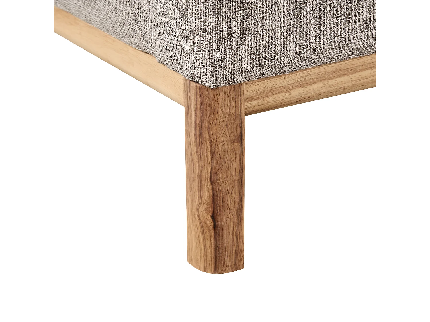 Sofá SOSJO Tela Marrón claro 3 plazas