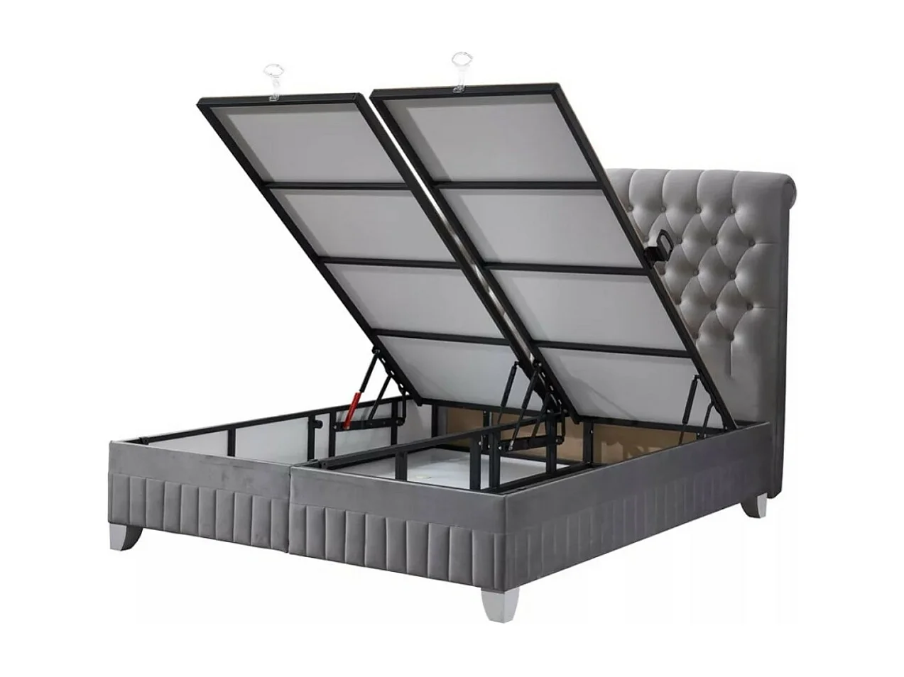 Lit Sensitive /160x200/Tissu/Gris